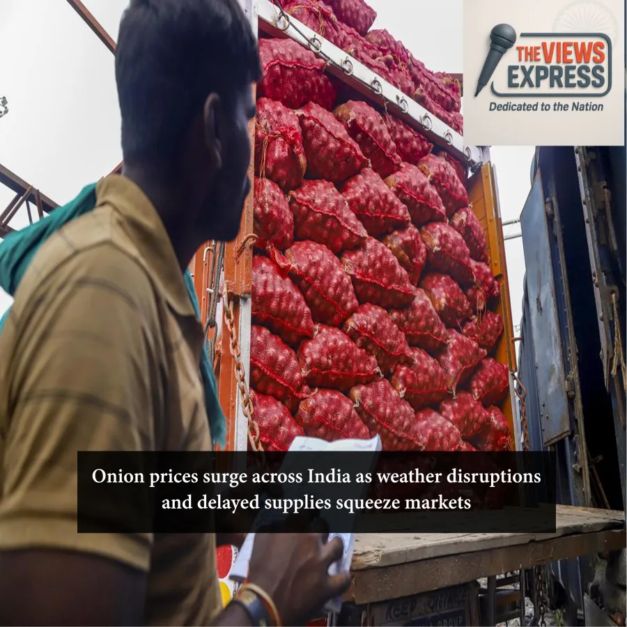 Onion Prices Surge 74% as Weather, Supply Delays Squeeze Indian Markets