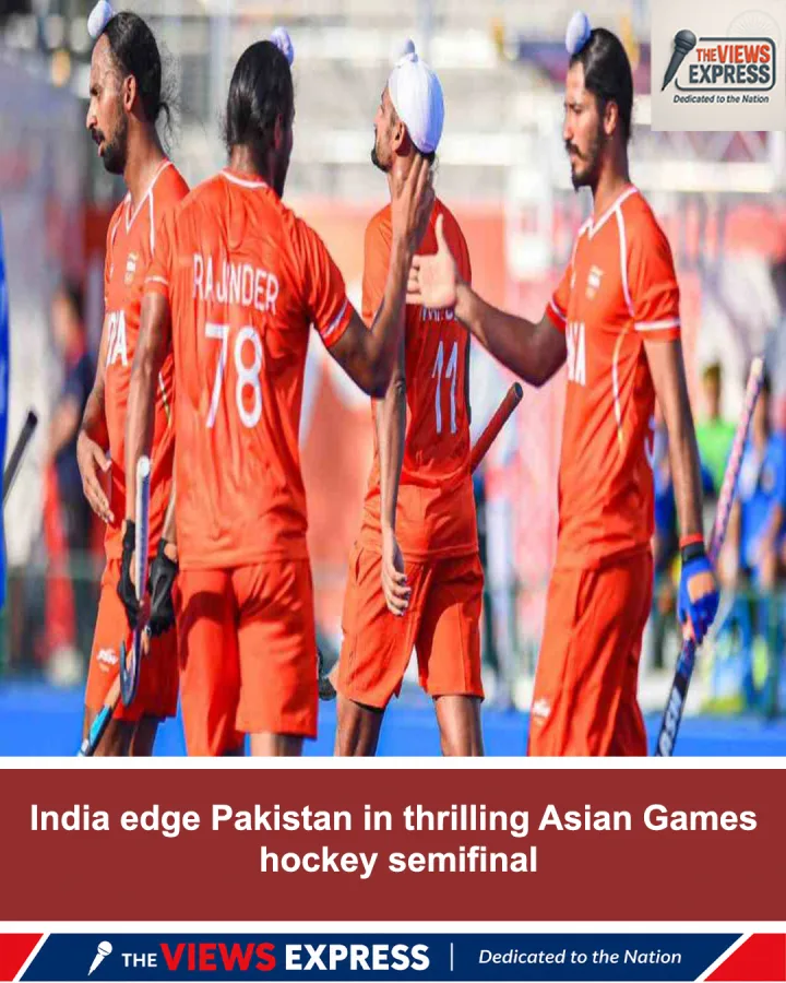 India Edge Pakistan In Thrilling Semifinal To Reach Asian Games Final