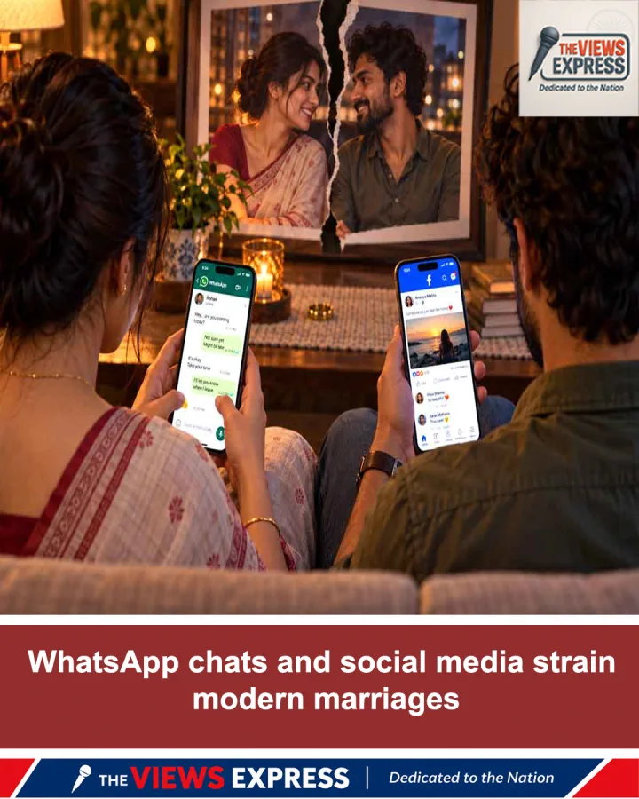 Social Media And WhatsApp Chats Linked To Growing Marital Strain
