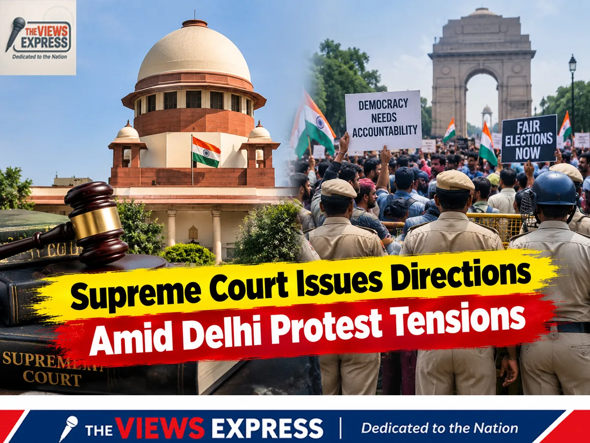 Supreme Court Issues Seven Directions as Delhi CJP Protest Disrupts Normal Life