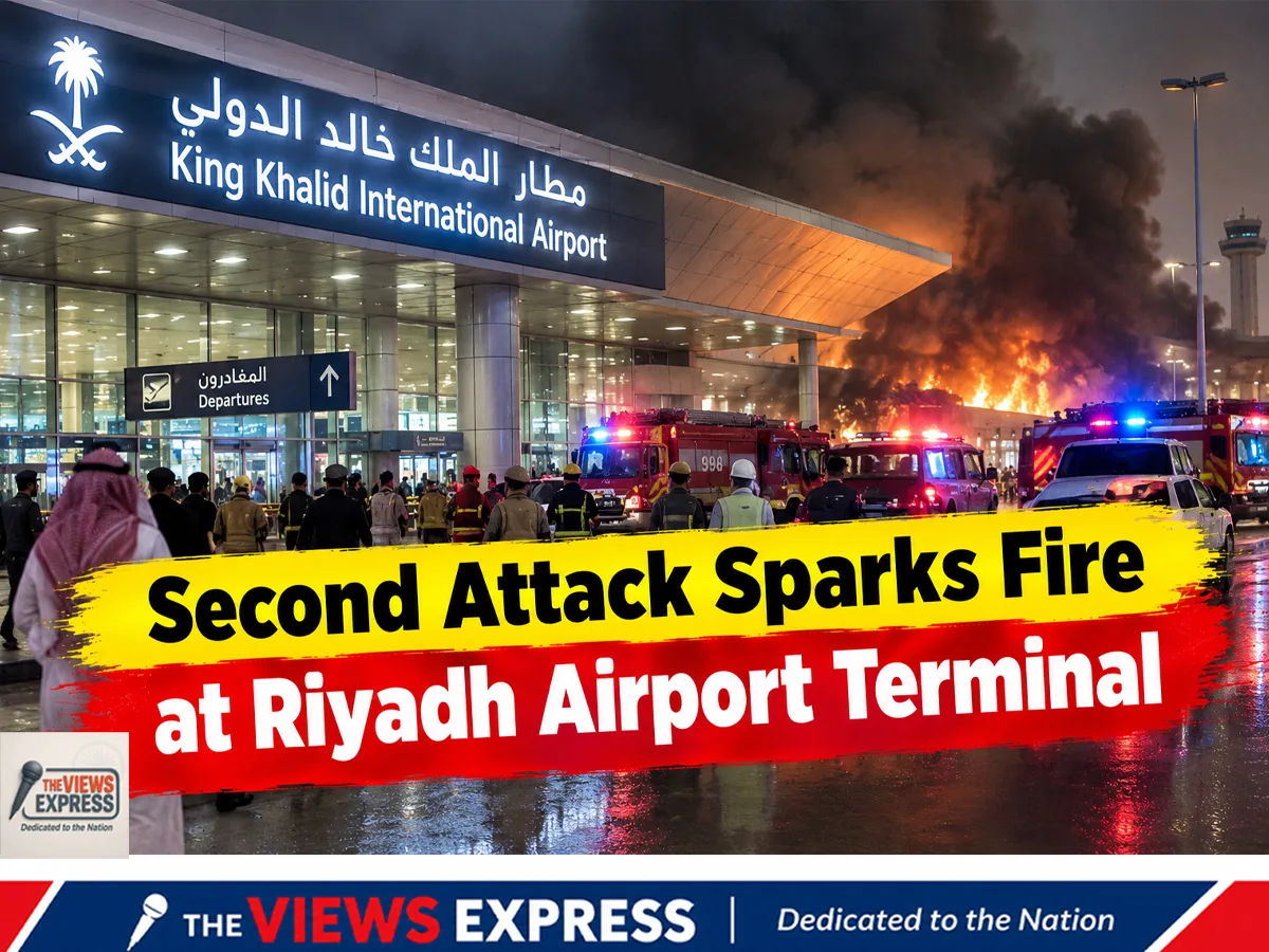 Riyadh Airport Hit Twice in 24 Hours as Projectile Sparks Terminal Fire