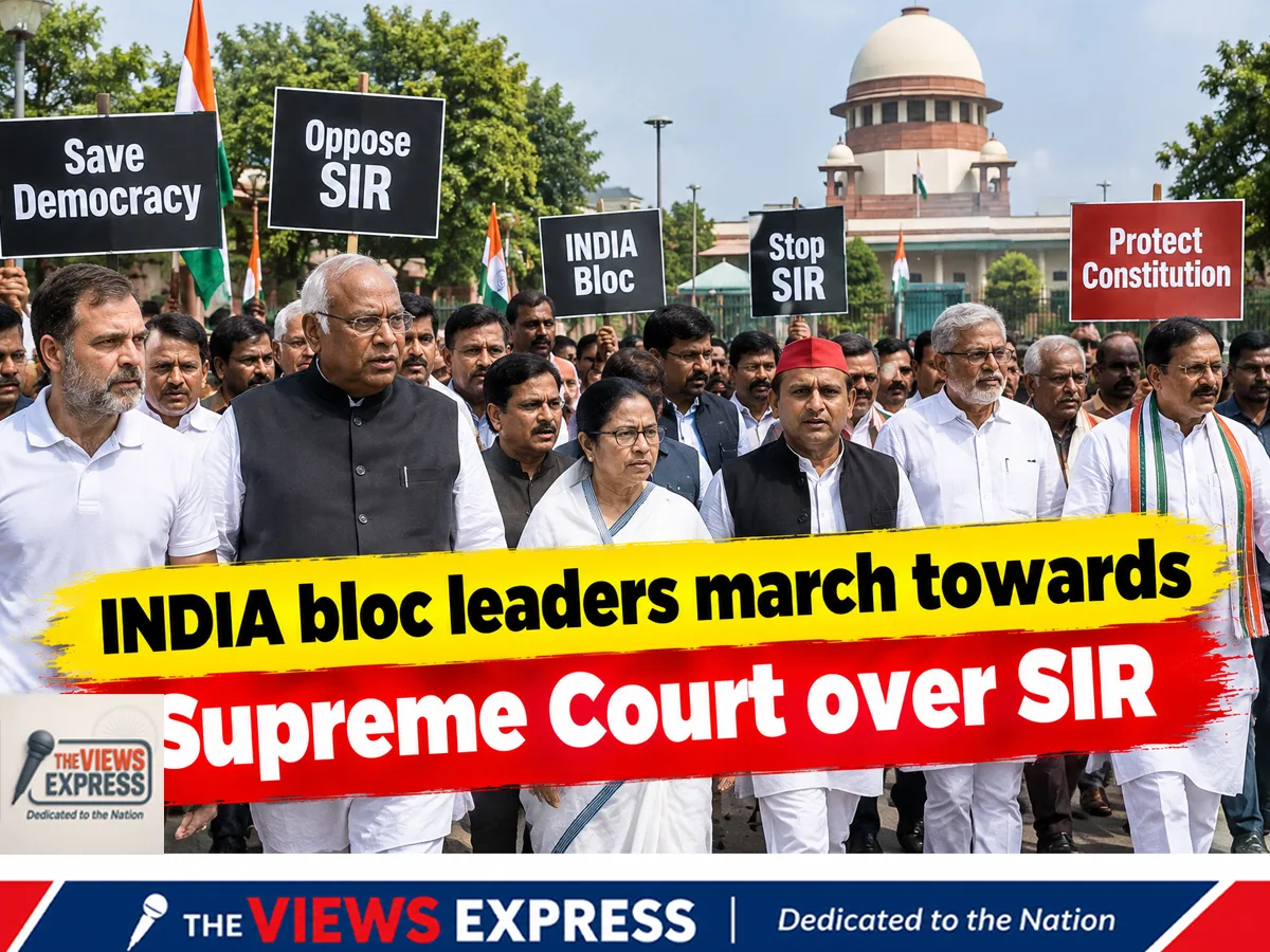 INDIA Bloc Marches Towards Supreme Court as CJI Declines Meeting Request