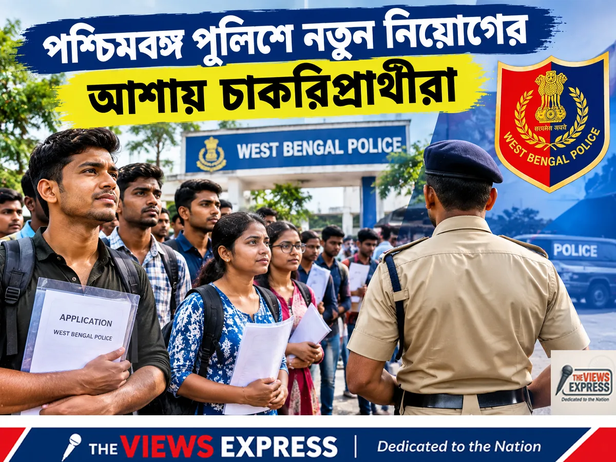 পশ্চিমবঙ্গ পুলিশে প্রায় ৯ হাজার নিয়োগ, নভেম্বরের শেষে বিজ্ঞপ্তির সম্ভাবনা