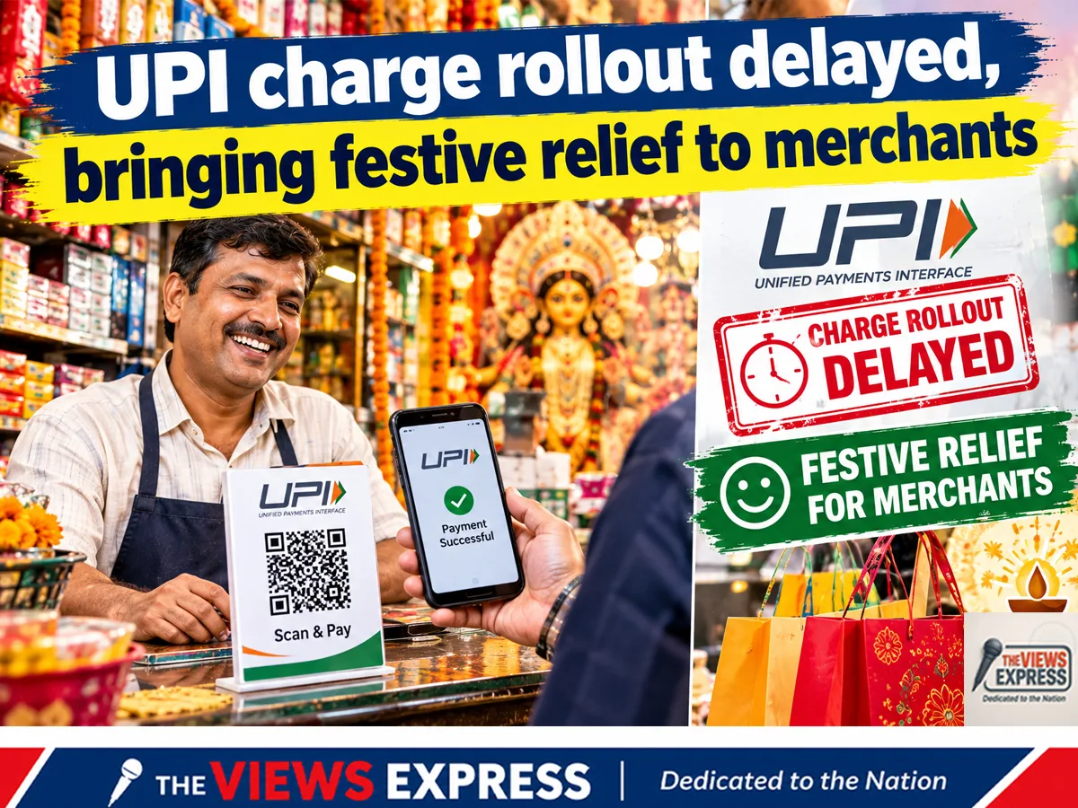 UPI Charge Rollout Delayed Until After Diwali; Customers Remain Exempt