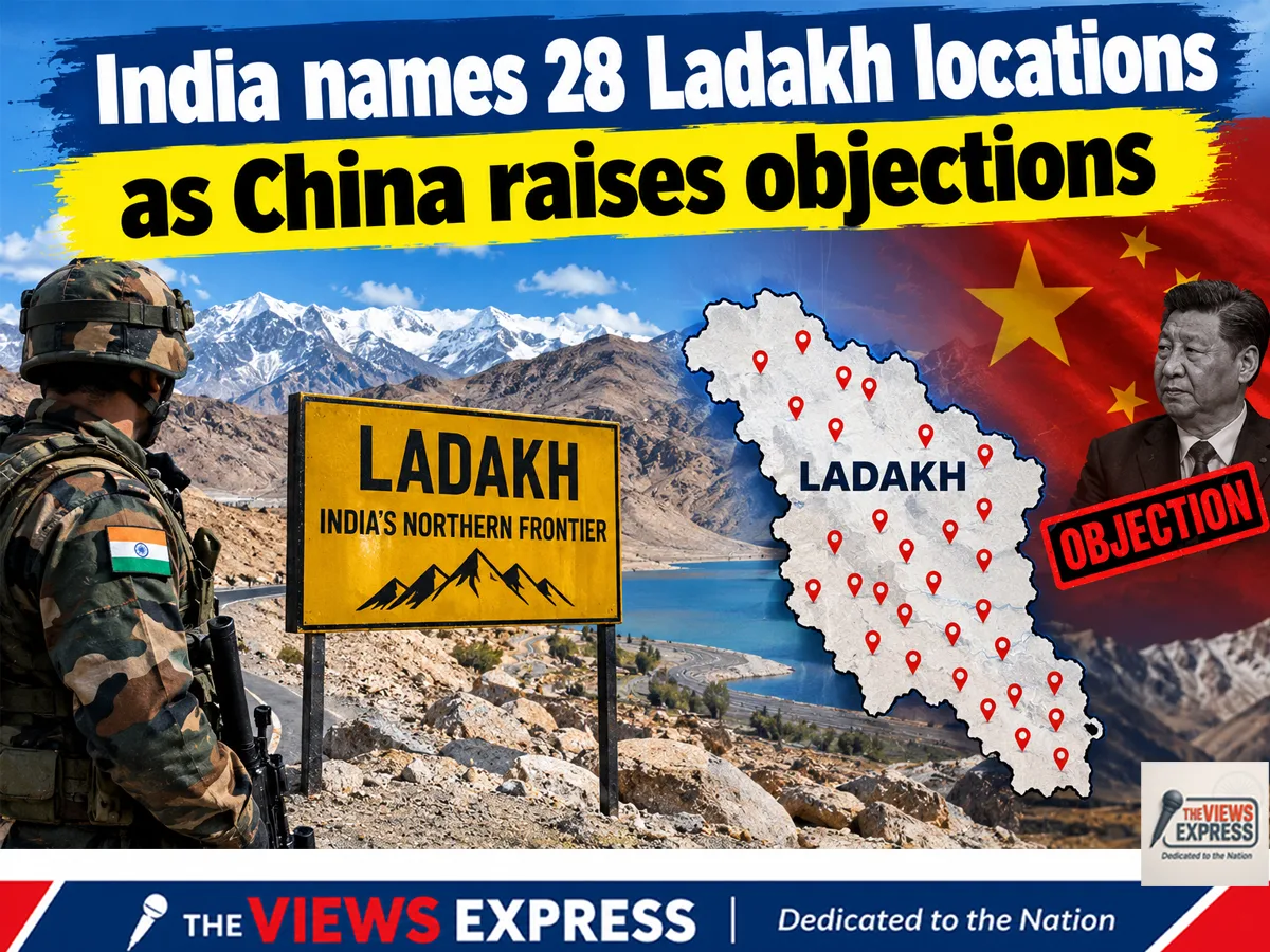 India Names 28 Ladakh Sites, China Objects; Minister Murugan Resigns