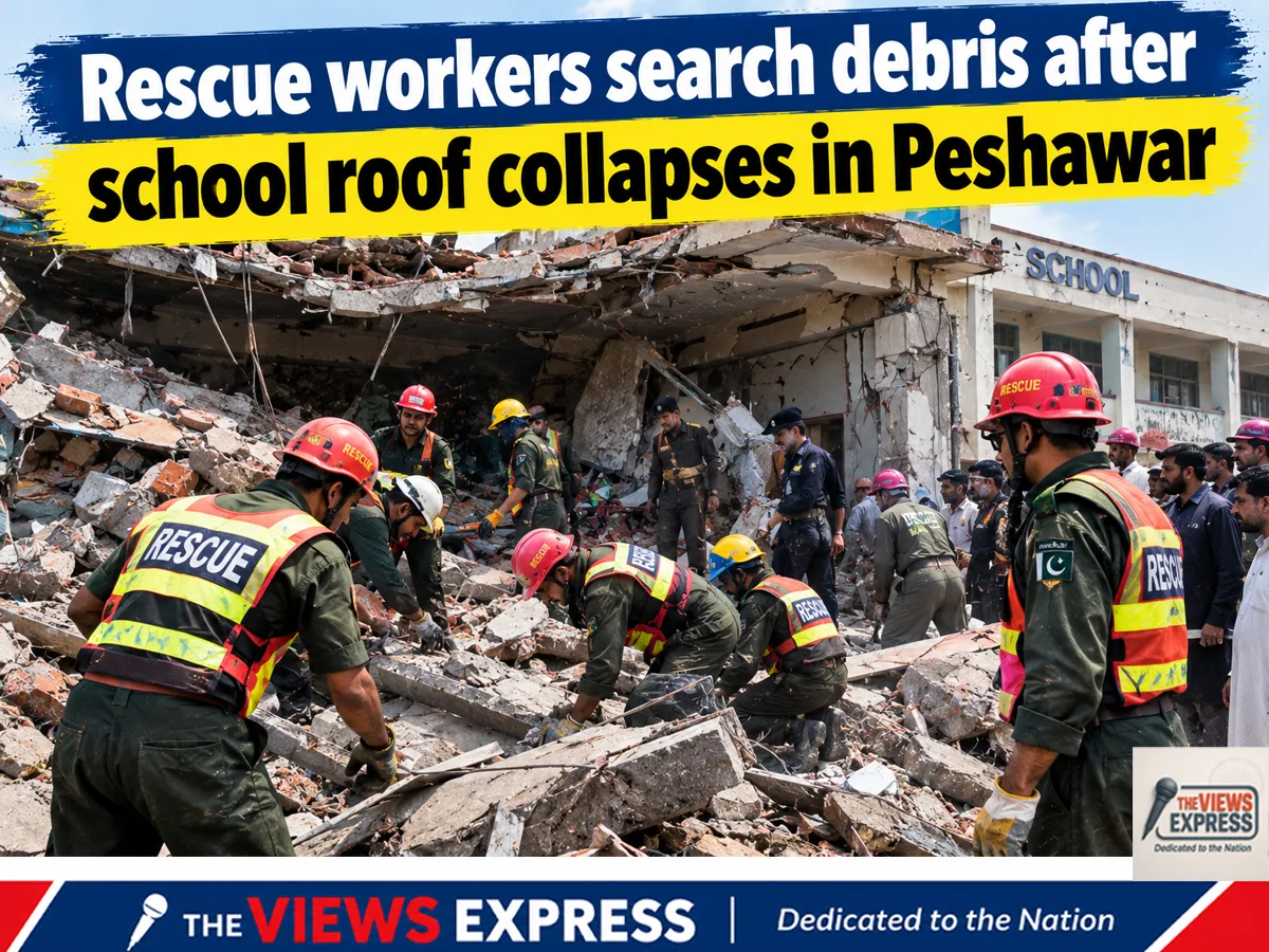 Pakistan School Roof Collapse Kills At Least 29, Most Children