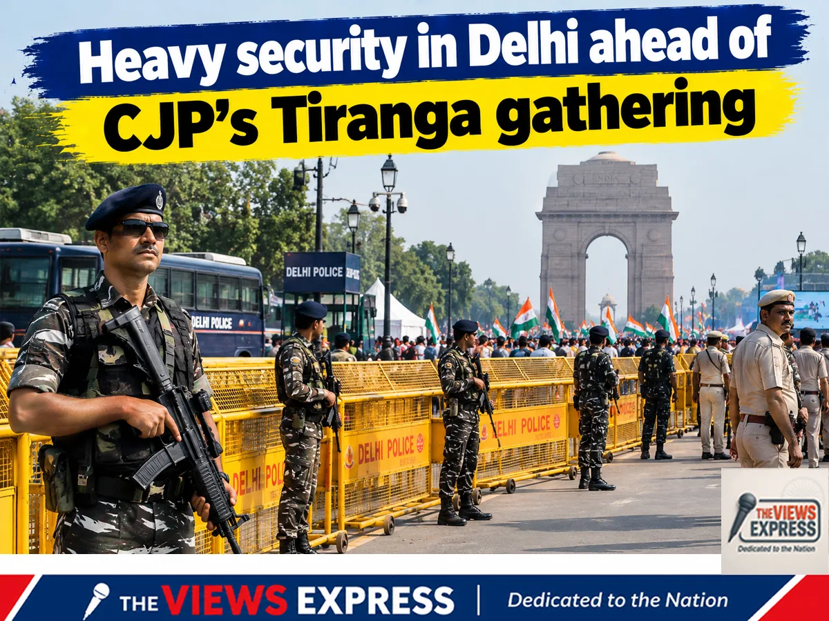 Cockroach Party’s Tiranga Call Faces Heavy Security in Delhi Today