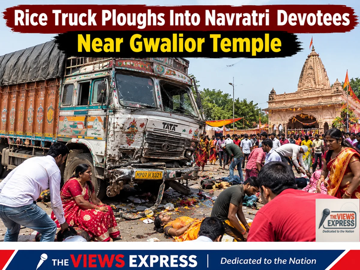 Gwalior Temple Tragedy: At Least Eleven Devotees Killed as Rice Truck Ploughs Through Crowd