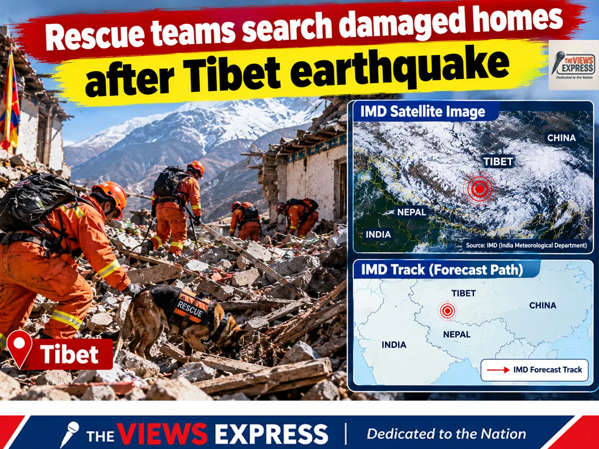 Magnitude-7 Earthquake Hits Tibet, Killing 16; Dozens Injured, Hundreds Homeless