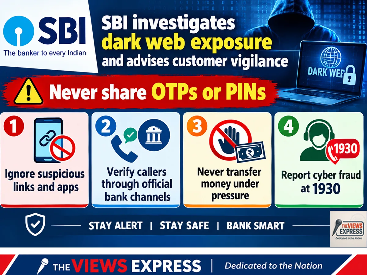 SBI Confirms Dark Web Exposure; Five Steps to Protect Accounts