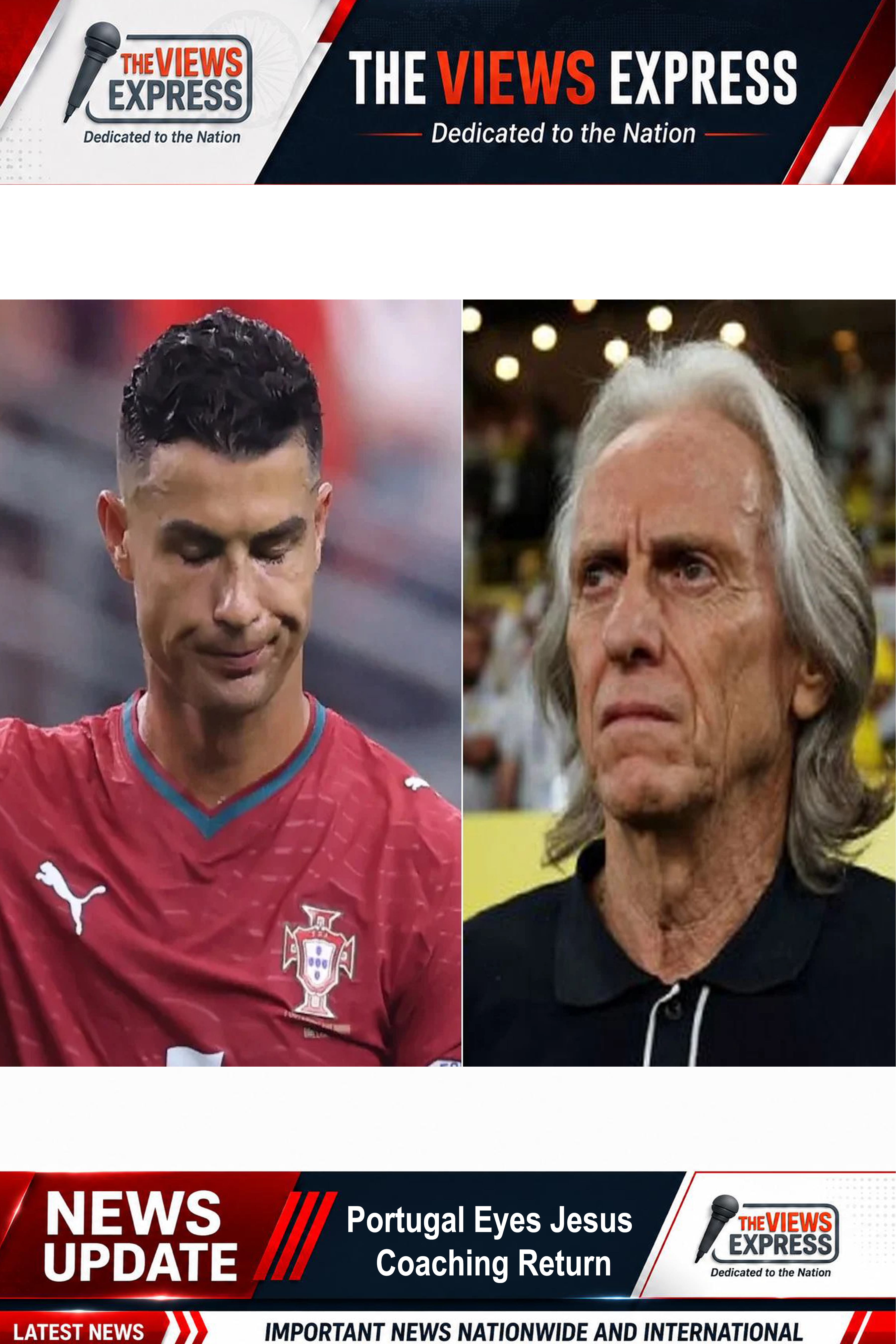 Portugal Set To Appoint Jorge Jesus, Ronaldo's Trusted Coach For National Team