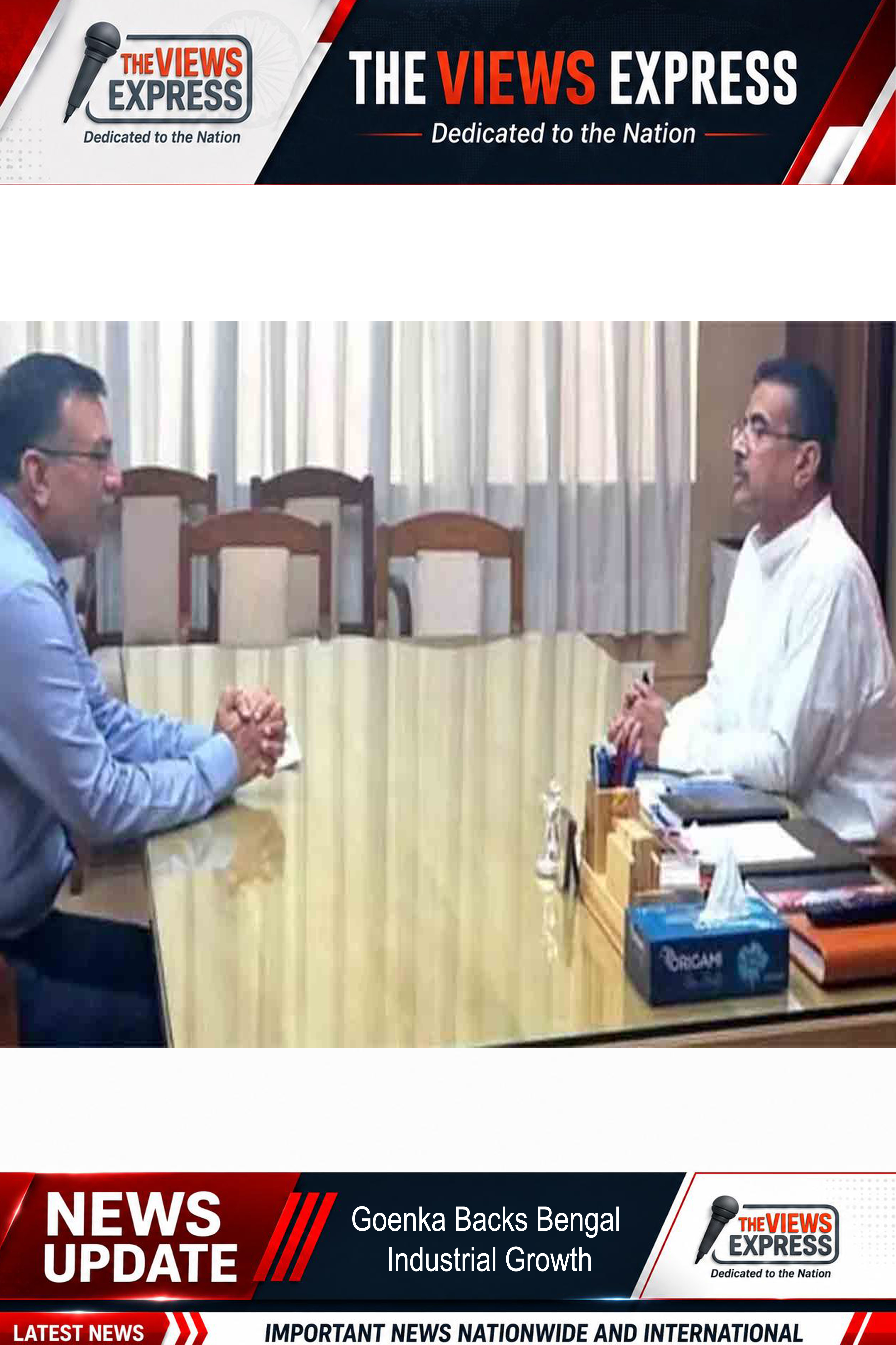 Sanjiv Goenka Meets Chief Minister To Boost Bengal Investment And Industrial Growth