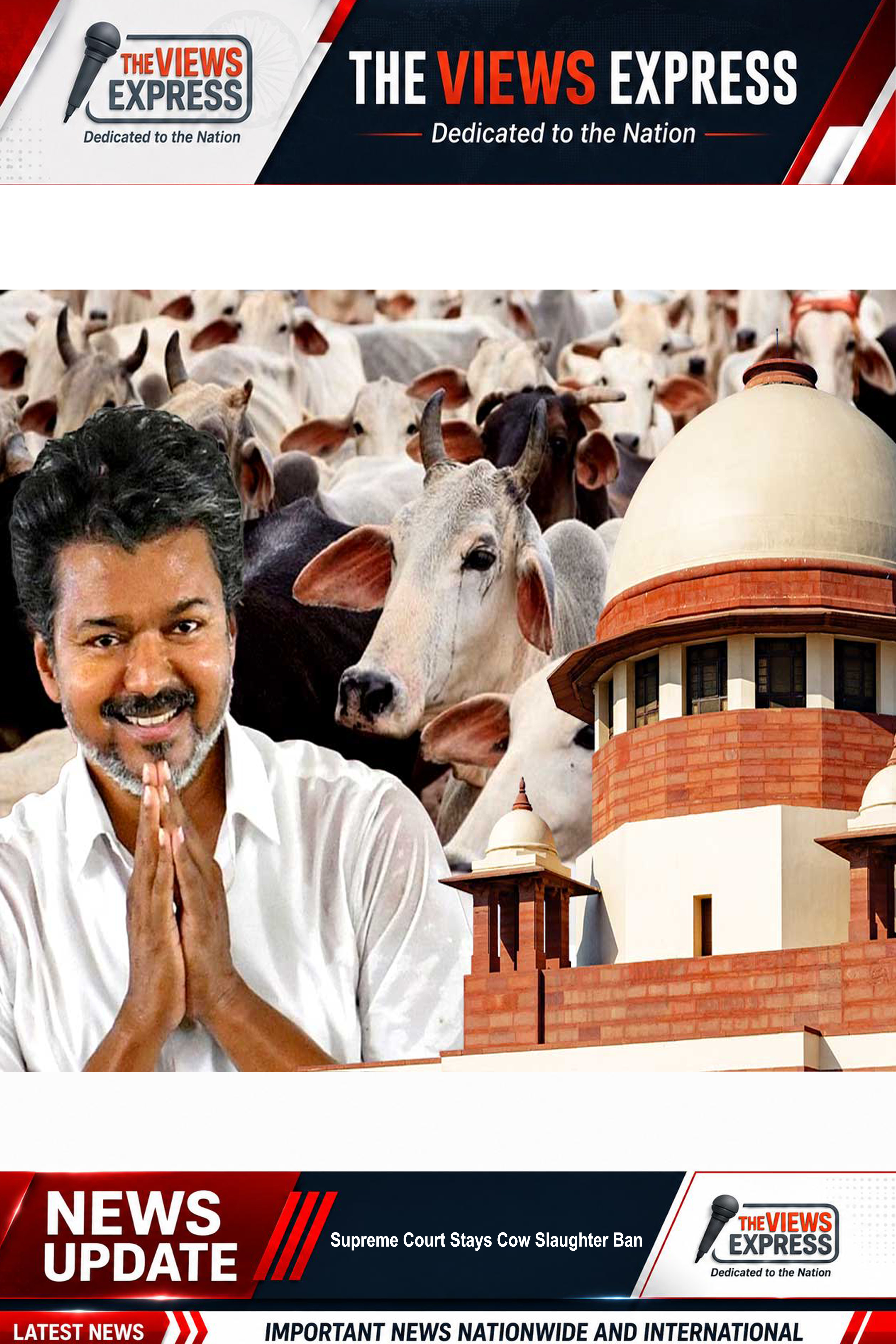 Supreme Court Stays Madras High Court Cow Slaughter Ban Order Nationwide
