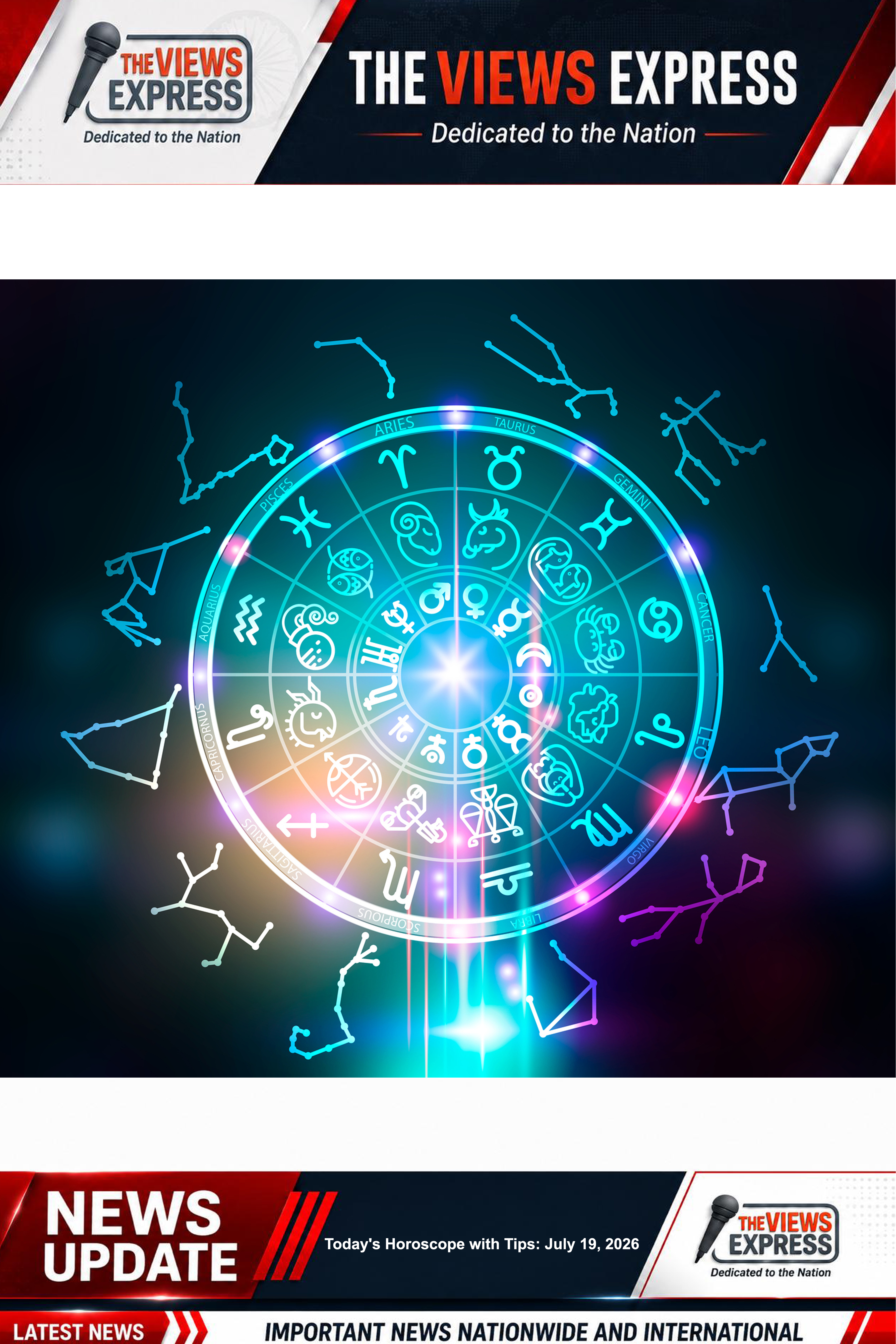Today's Horoscope with Tips: July 19, 2026