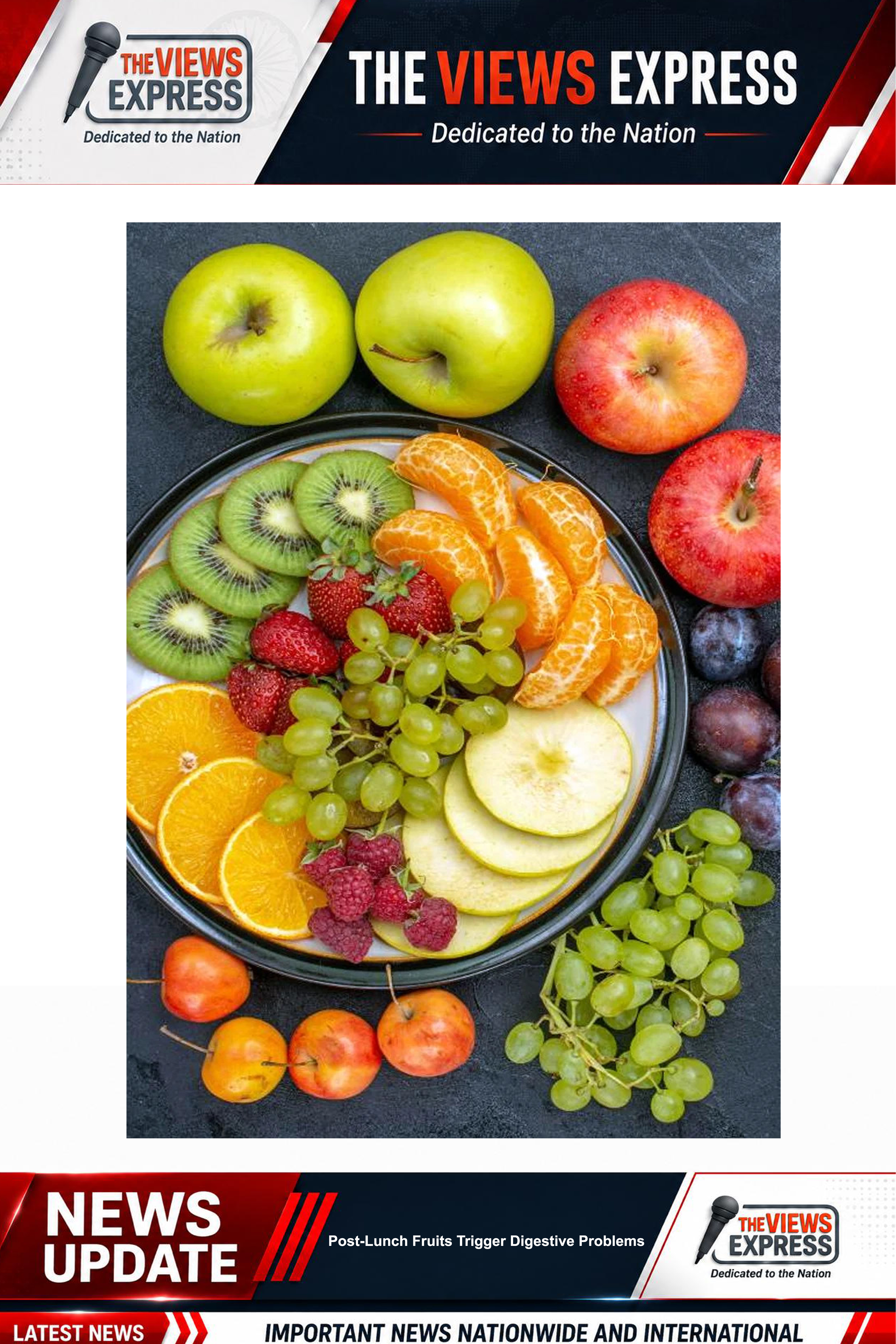 Eating Fruits Immediately After Lunch May Harm Digestion, Experts Warn About Risks