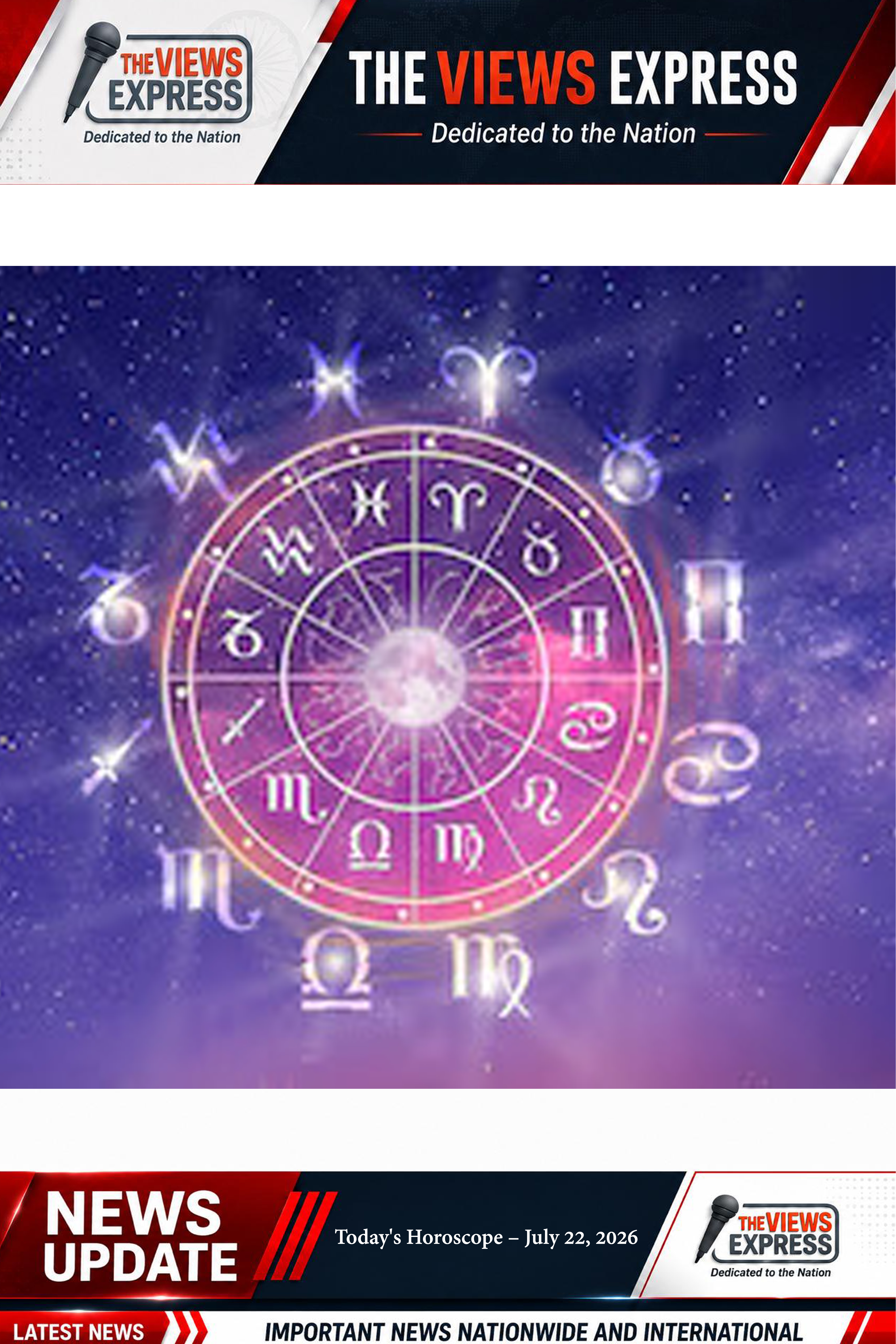 Today's Horoscope – July 22, 2026