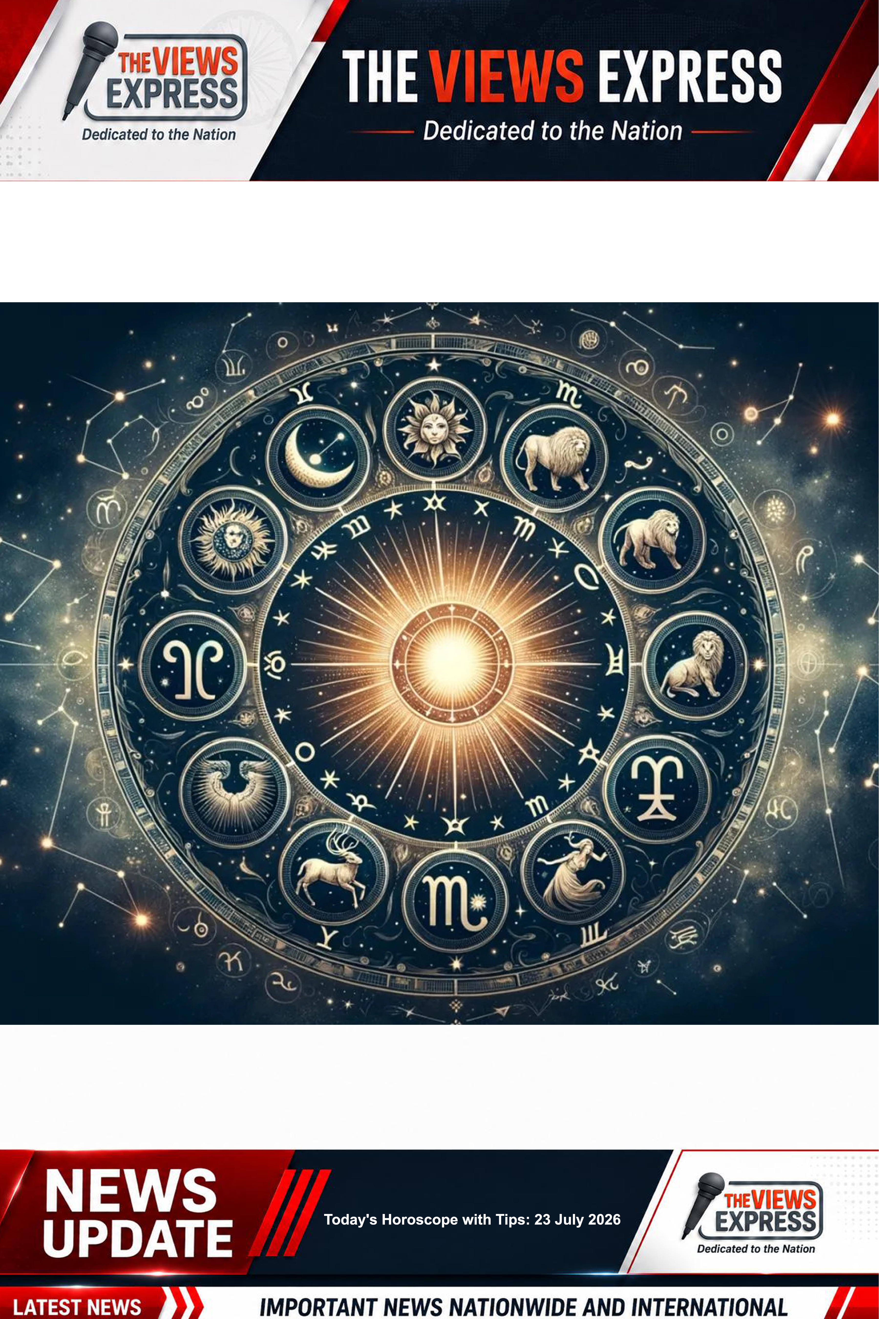 Today's Horoscope with Tips: 23 July 2026