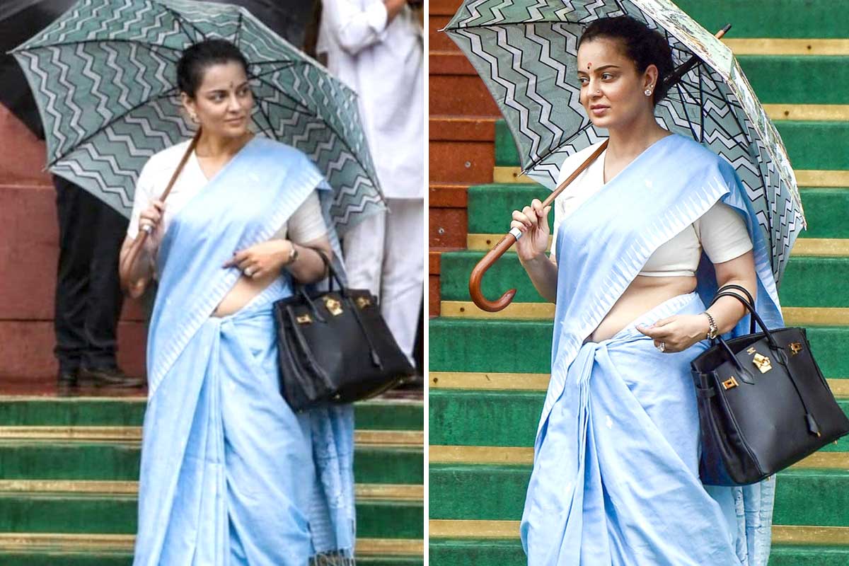 Kangana Ranaut’s Luxury Parliament Look Sparks Buzz Over Her Accessories