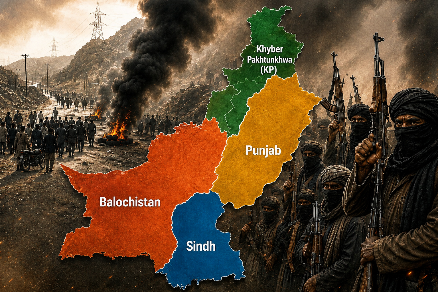 Four Fronts on Fire in Pakistan, Could the Country’s Map Change?