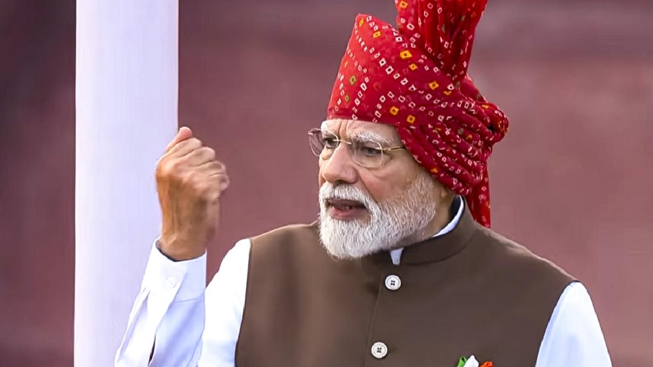 Modi Unveils Seven Pillars From Red Fort For India’s Developed Future
