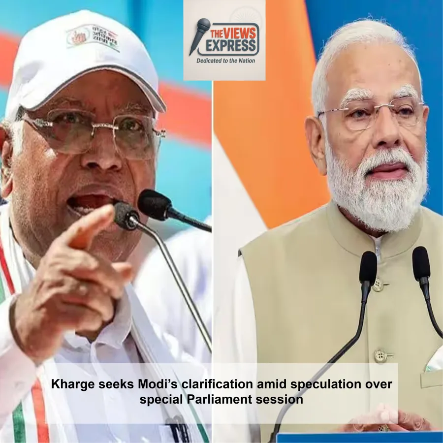 Kharge Questions Modi Over Possible Special Session For Delimitation Bill