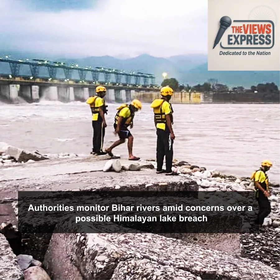 Tibet Lake Raises Flood Fears in Bihar, Rivers Under Vigilance