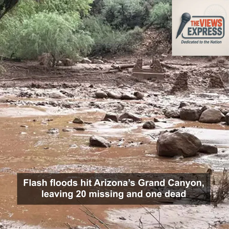 Flash Flood Strikes Grand Canyon, Leaving 20 Missing And One Dead