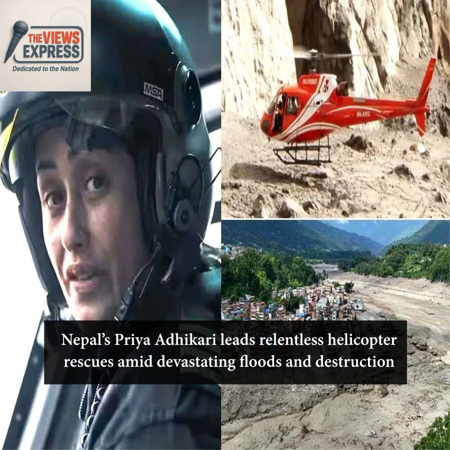 Nepal’s First Female Helicopter Captain Leads Dozens of Daring Rescue Missions