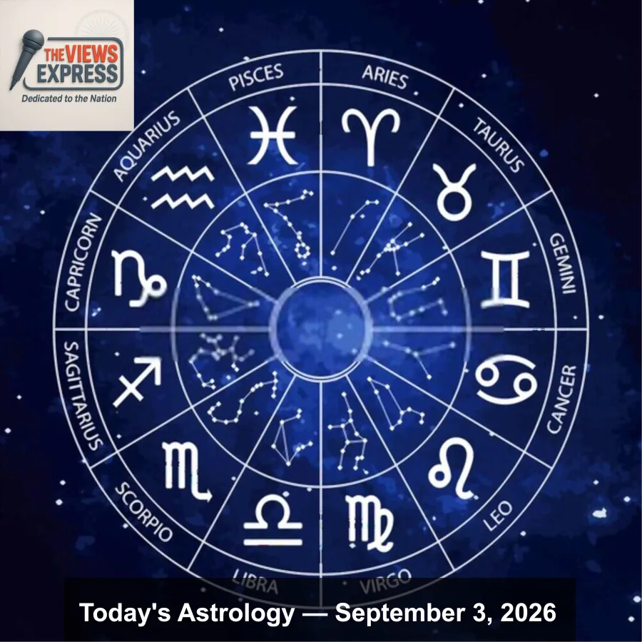 Today's Astrology — September 3, 2026