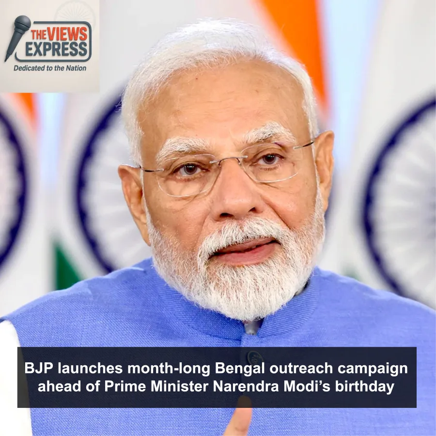 BJP Plans Month-Long Bengal Outreach Ahead Of PM Modi Birthday