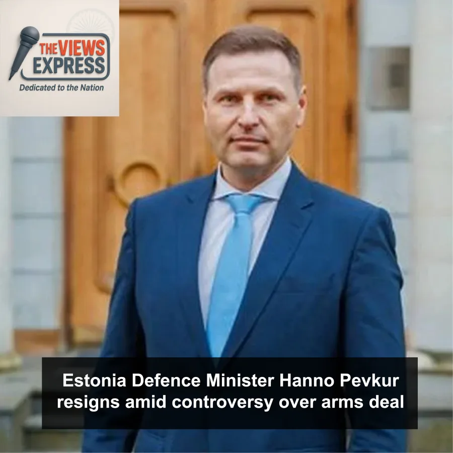 Estonia Defence Minister Resigns Over Controversial Indian Arms Deal