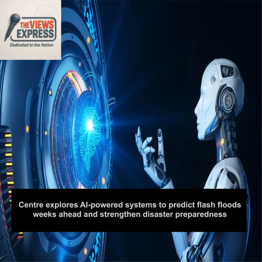 Centre Turns To AI For Accurate Flash Flood Forecasts Weeks Before Disasters Strike