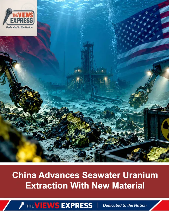 China Develops New Material To Extract Uranium From Seawater Efficiently