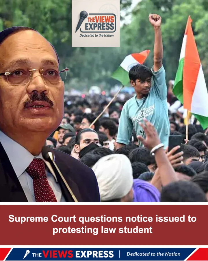 Supreme Court Questions UP Police Notice To Student Over Protest Participation