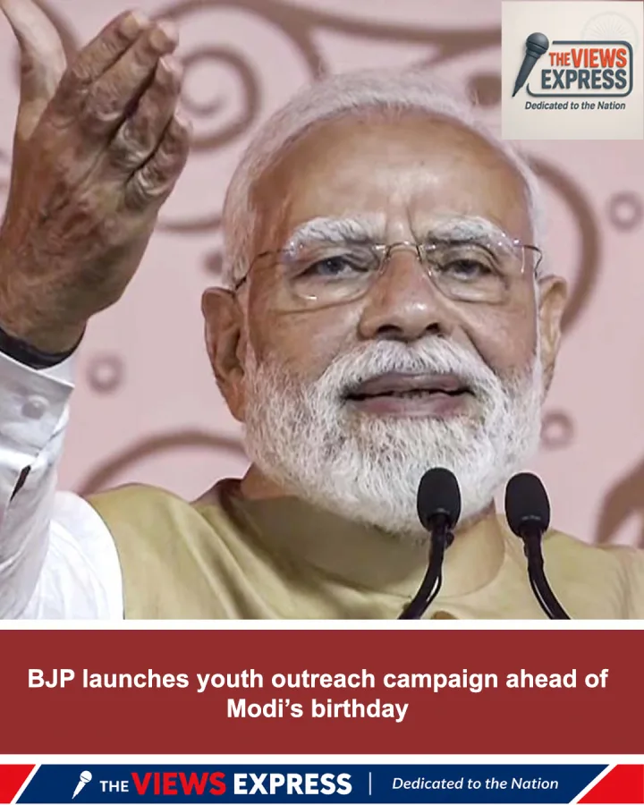 BJP Launches Month-Long Youth Outreach Ahead Of Modi’s Birthday Celebrations