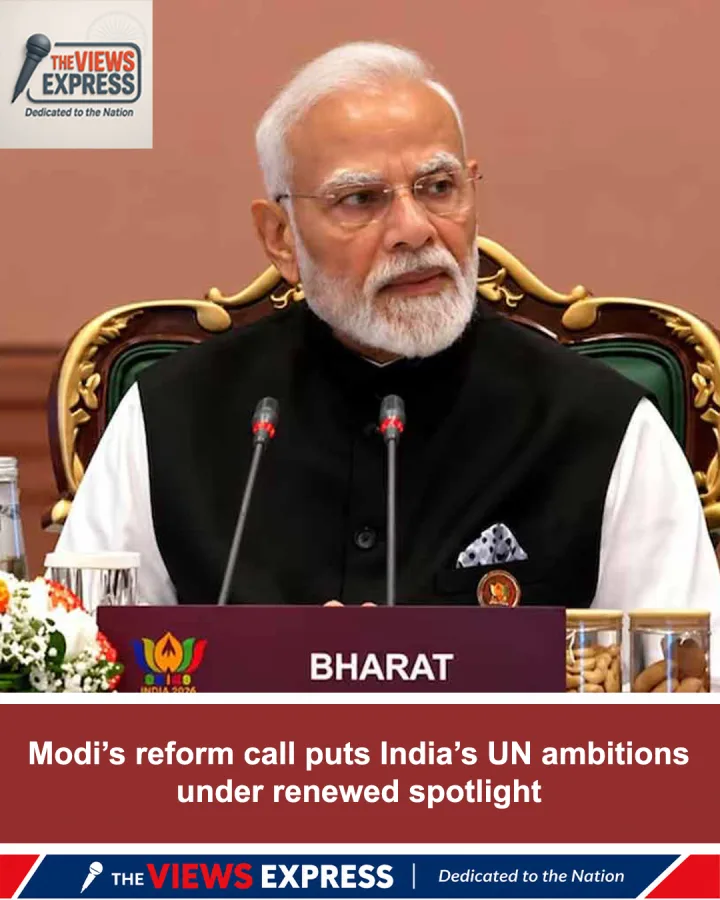 UN Backs Modi’s Reform Call, India’s Security Council Bid Gains Momentum