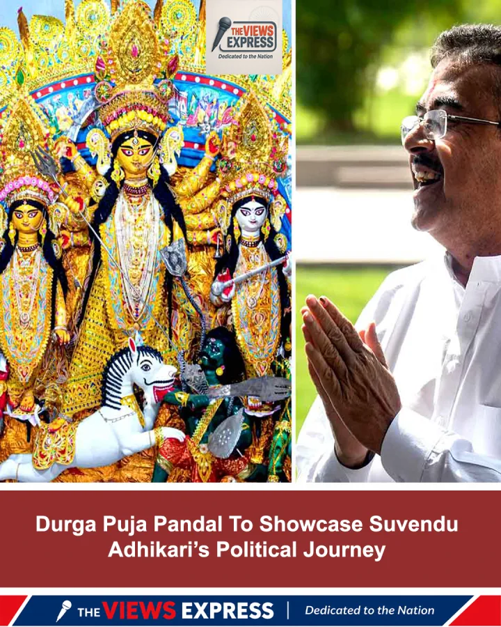 Durga Puja Theme Celebrates Suvendu Adhikari’s Journey From Nandigram To Nabanna