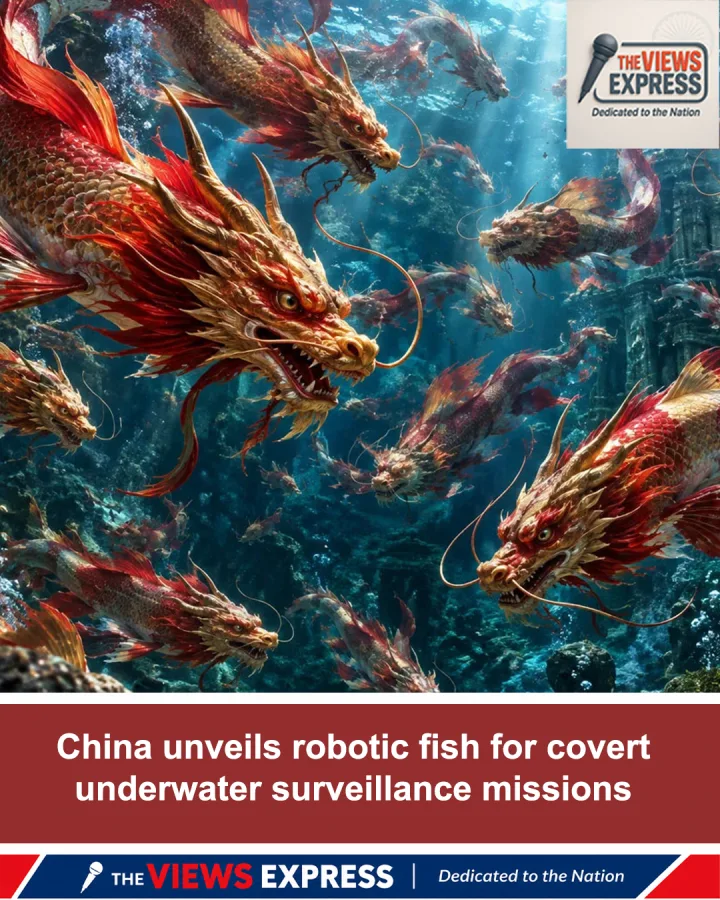 China Develops Robotic Dragon Fish To Strengthen Underwater Surveillance And Naval Operations