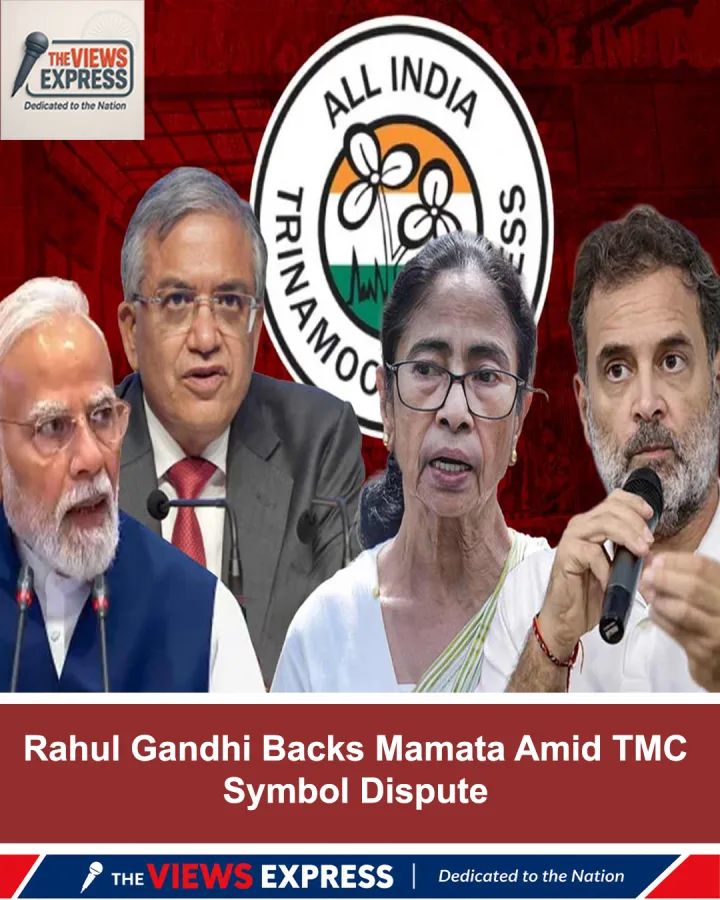 Rahul Gandhi Backs Mamata Amid Election Commission Freeze On TMC Symbol