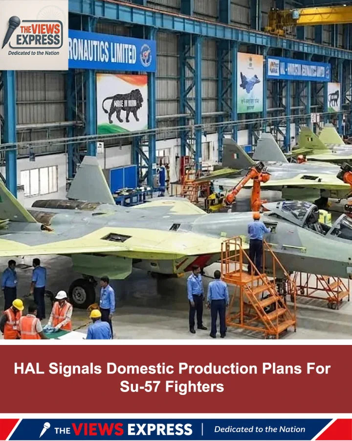 HAL Signals Readiness To Manufacture Russia’s Su-57 Fighter Jets Domestically