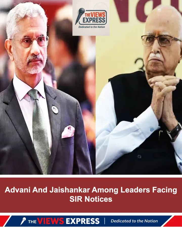 Advani, Jaishankar Among Heavyweights Facing SIR Notices Over Voter Record Discrepancies