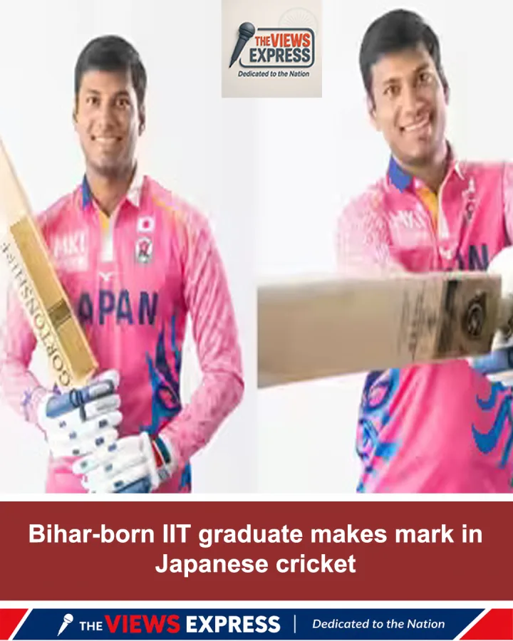 Bihar-Born IIT Graduate Takes Cricketing Passion To Japan’s National Team